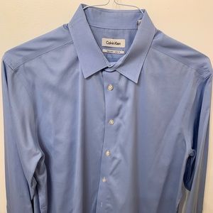 Calvin Klein Blue 16.5 32/33 slim fit